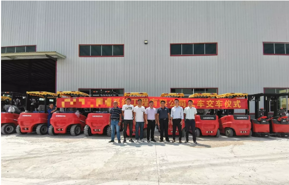 逆天了！杭叉交付某工程企業(yè)數(shù)十臺(tái)車